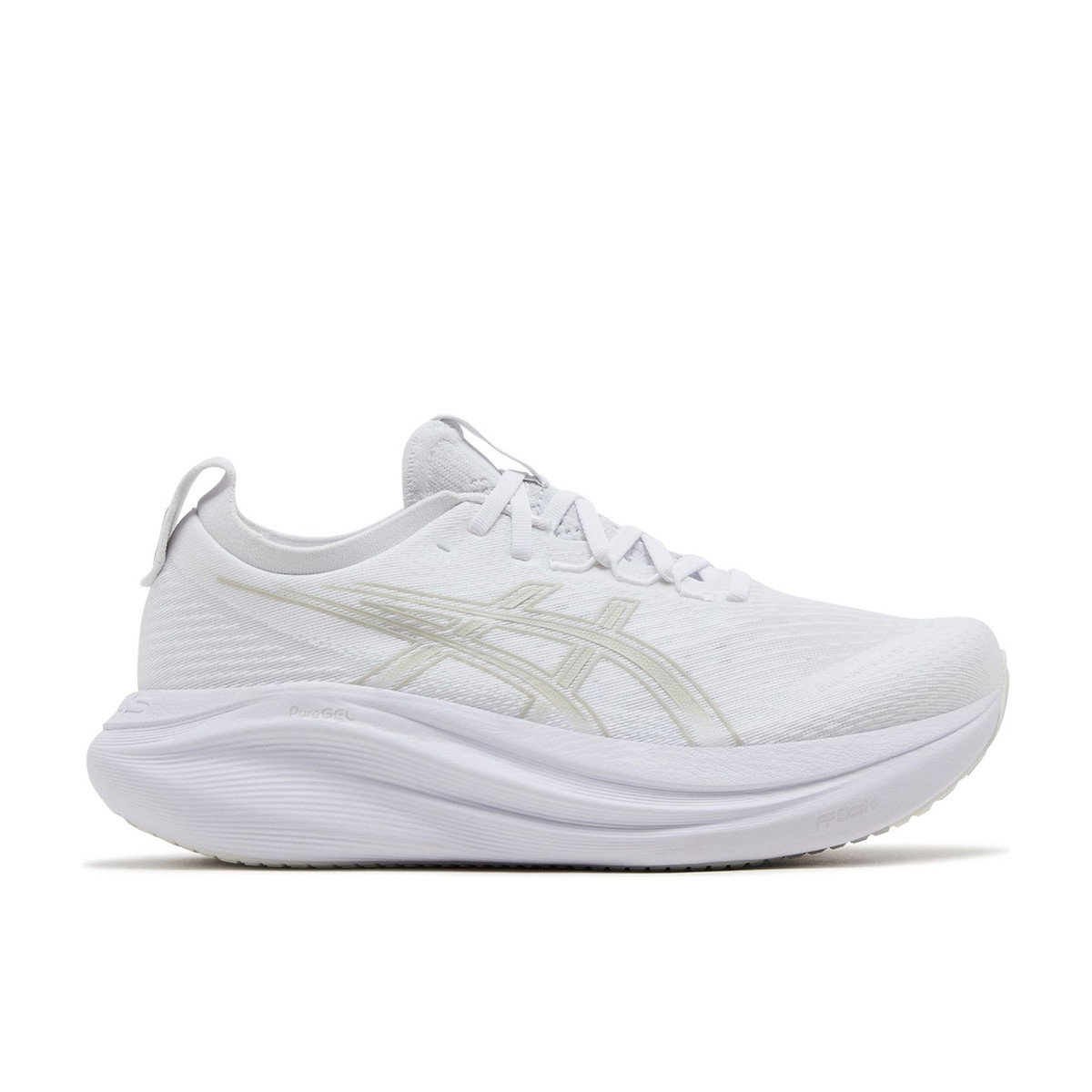 ASICS Gel-Nimbus 27 White Glacier Grey Womens