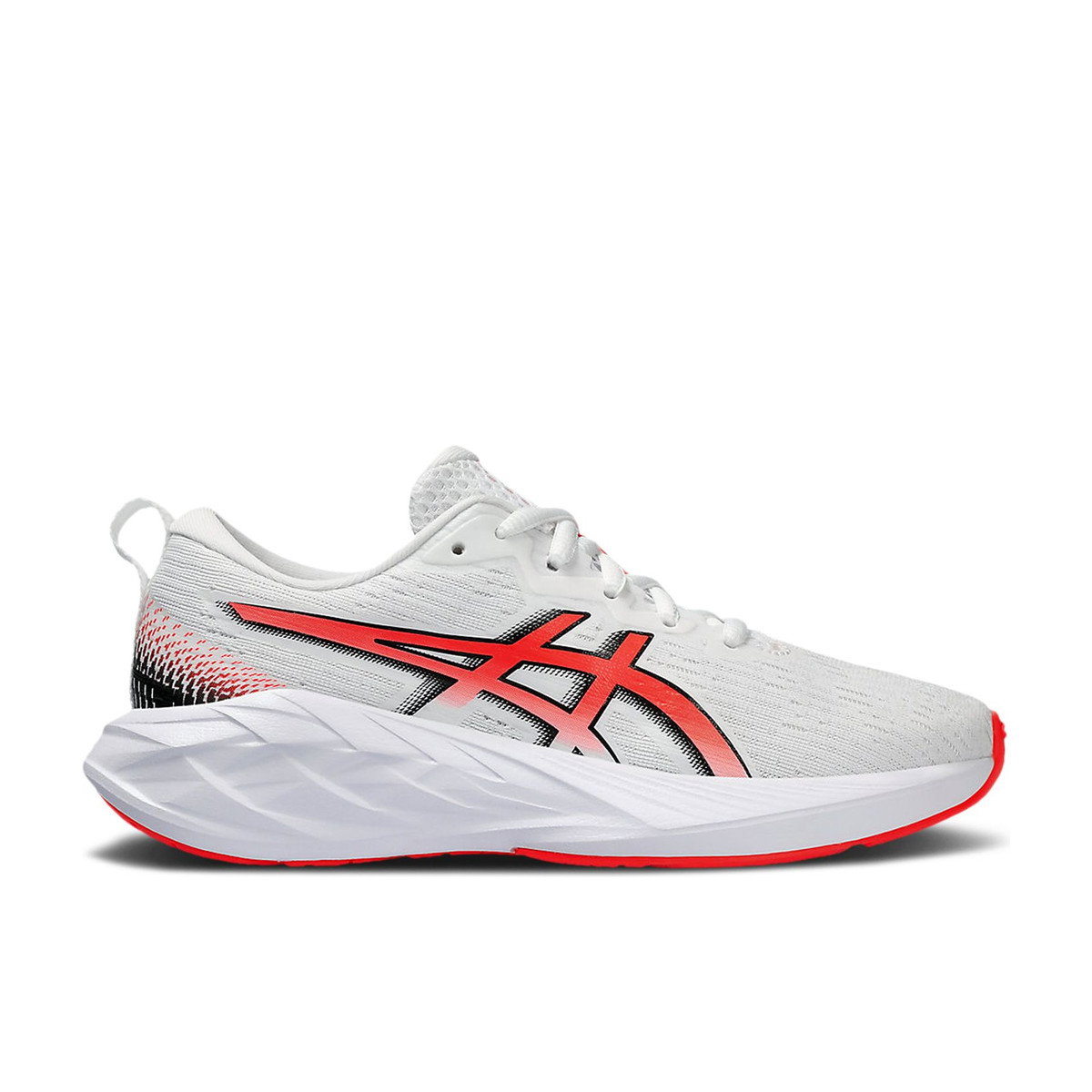 ASICS Novablast 4 White Sunrise Red GS