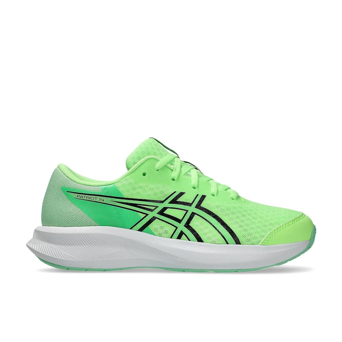 ASICS Patriot 14 Illuminate Green Black GS