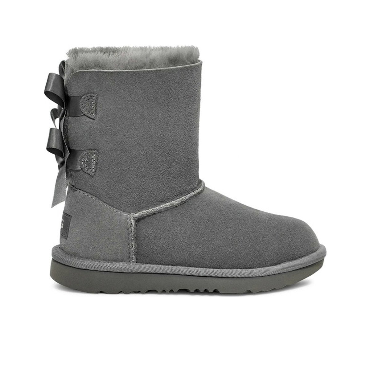 UGG Bailey Bow II Boot Grey Kids