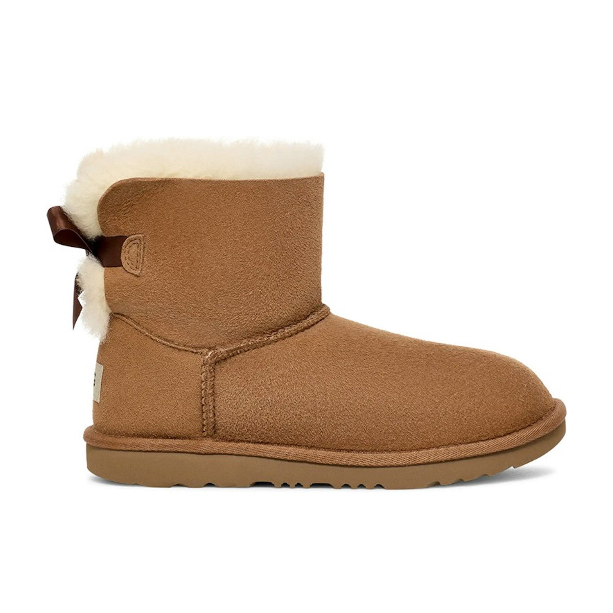 UGG Mini Bailey Bow II Boot Chestnut Kids