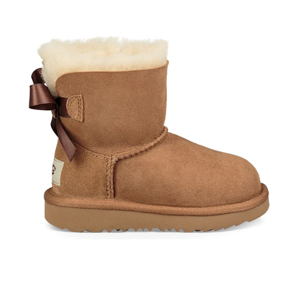 UGG Mini Bailey Bow II Boot Chestnut Toddler