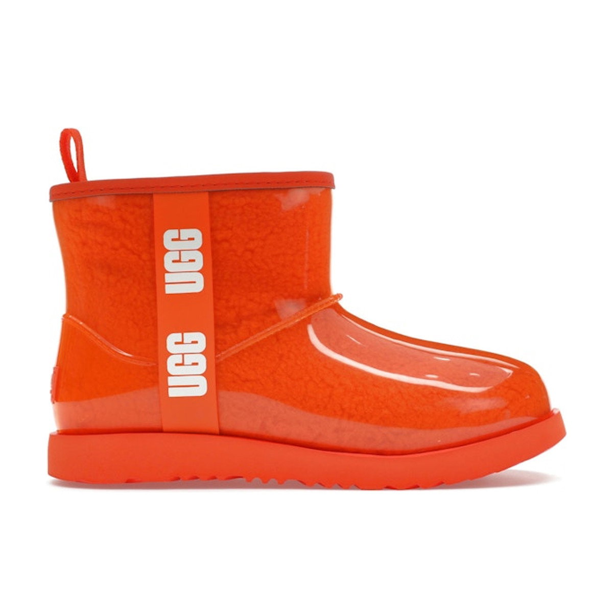 UGG Classic Clear Mini II Boot Orange Soda Kids