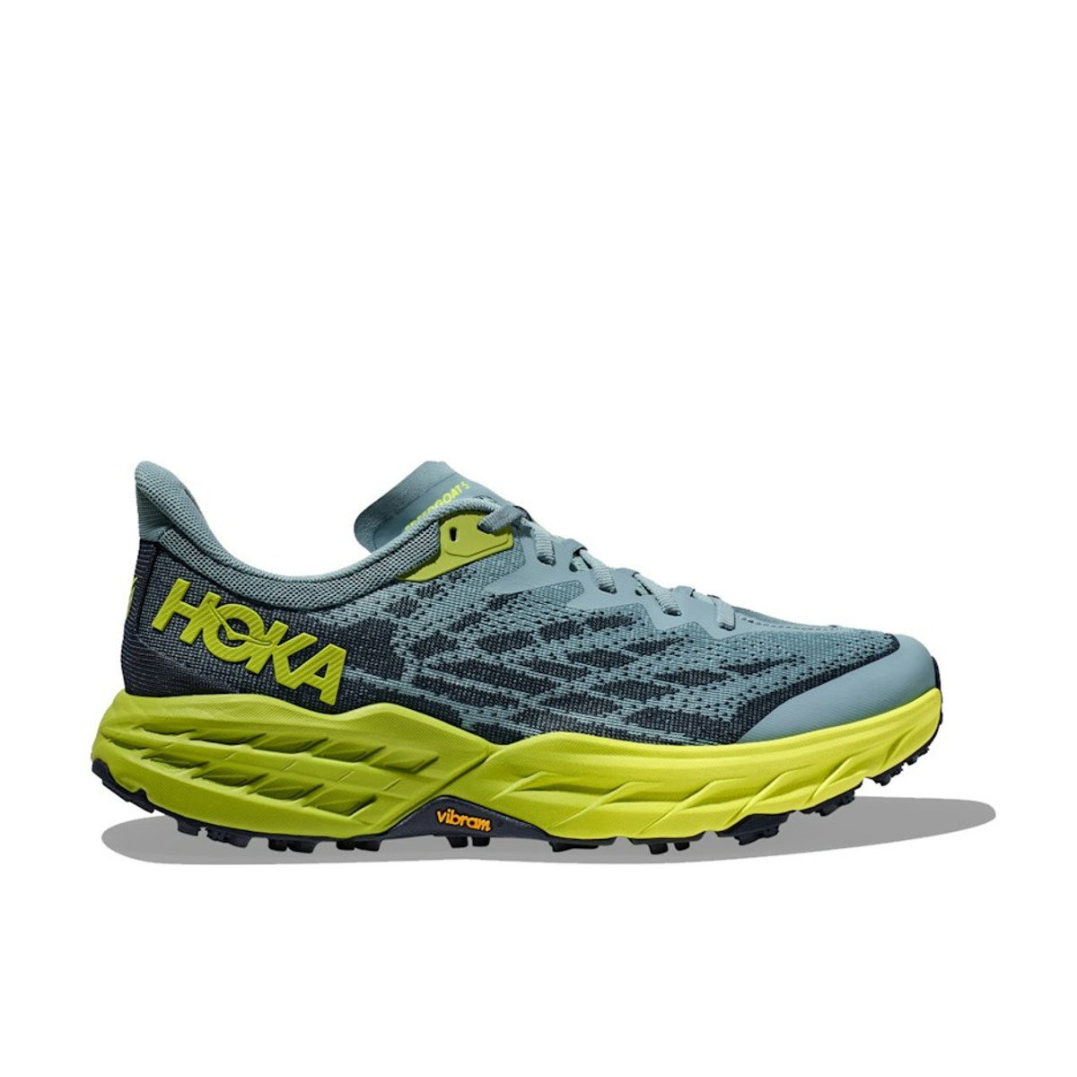 Hoka One One Speedgoat 5 Stone Blue Dark Citron