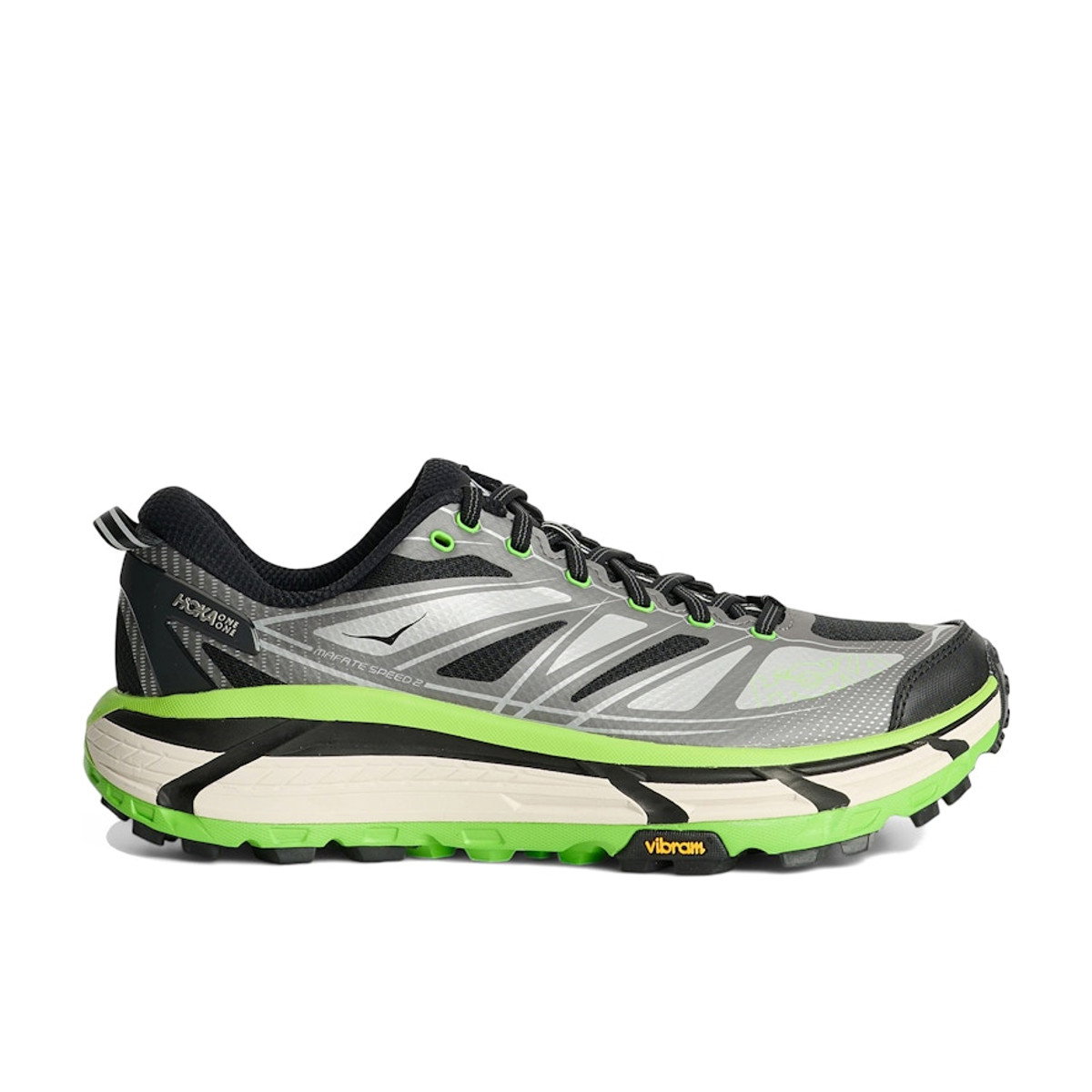 Hoka One One Mafate Speed 2 Black Electric Green