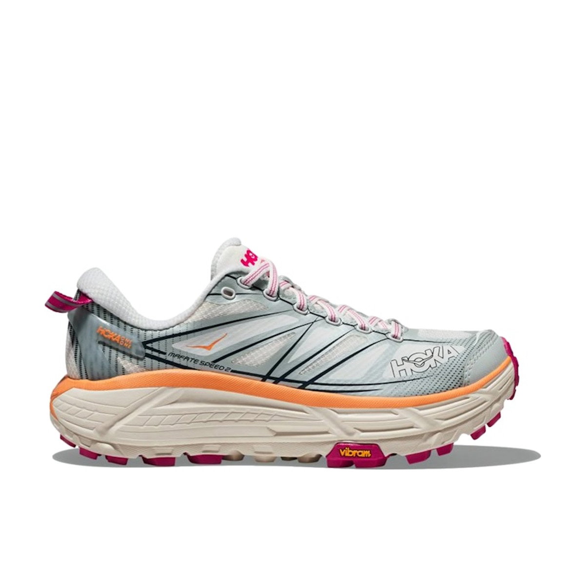 Hoka One One Mafate Speed 2 White Ice Flow