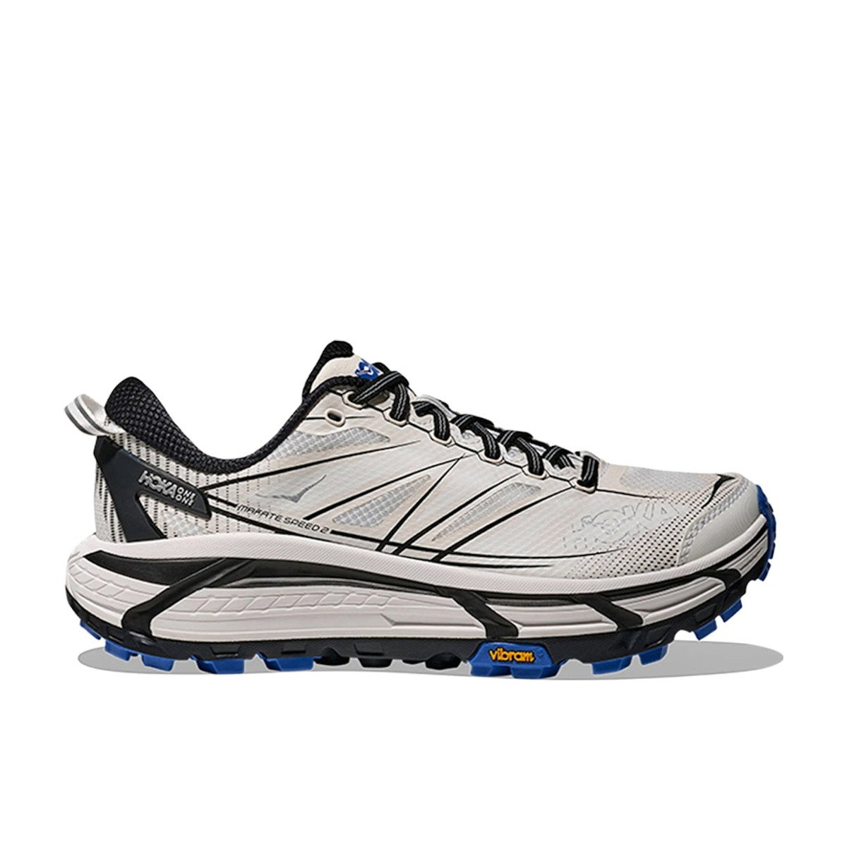 Hoka One One Mafate Speed 2 White Cobalt Blue