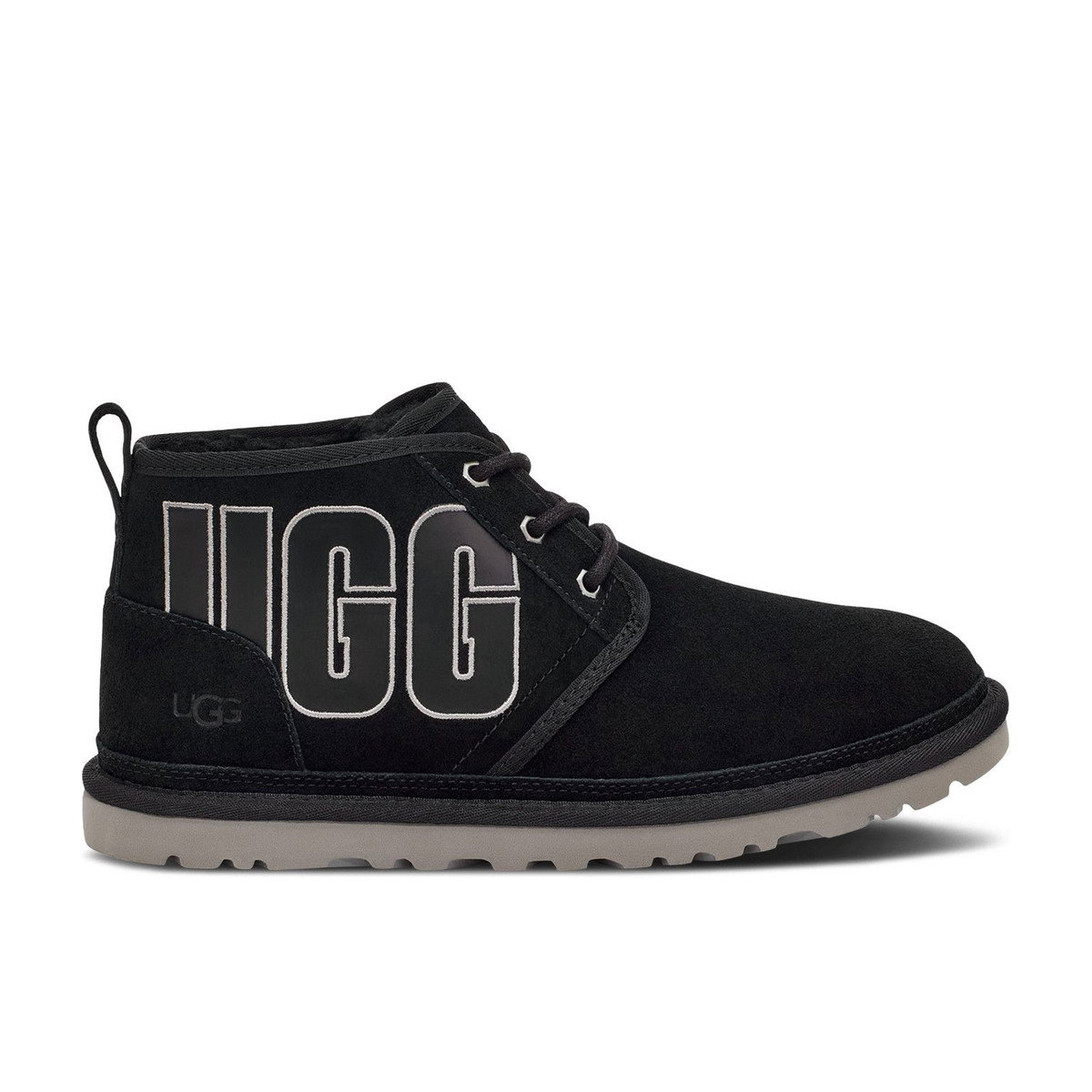 UGG Neumel Graphic Boot Black Grey Suede