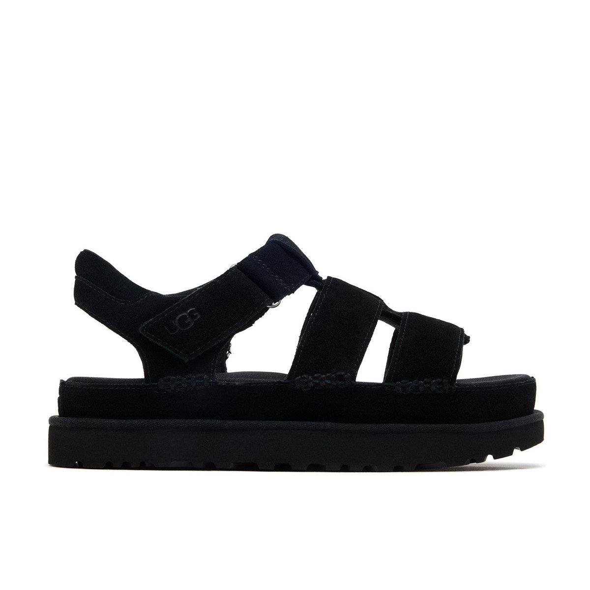 UGG Goldenstar Strap Platform Sandal Black Womens