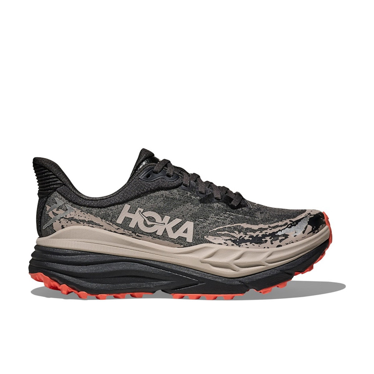 Hoka One One Stinson 7 Black Putty Womens