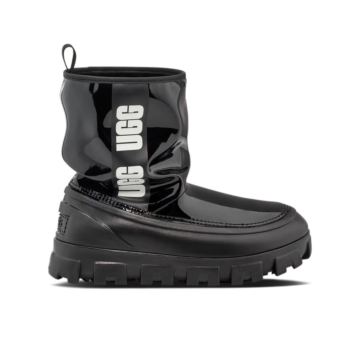 UGG Classic Brellah Mini Boot Black Womens