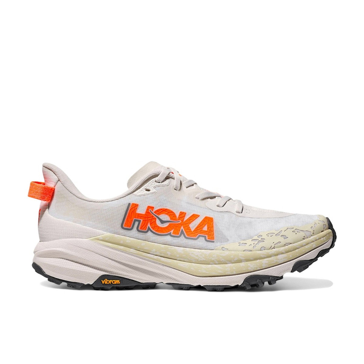 Hoka One One Speedgoat 6 White Neon Tangerine