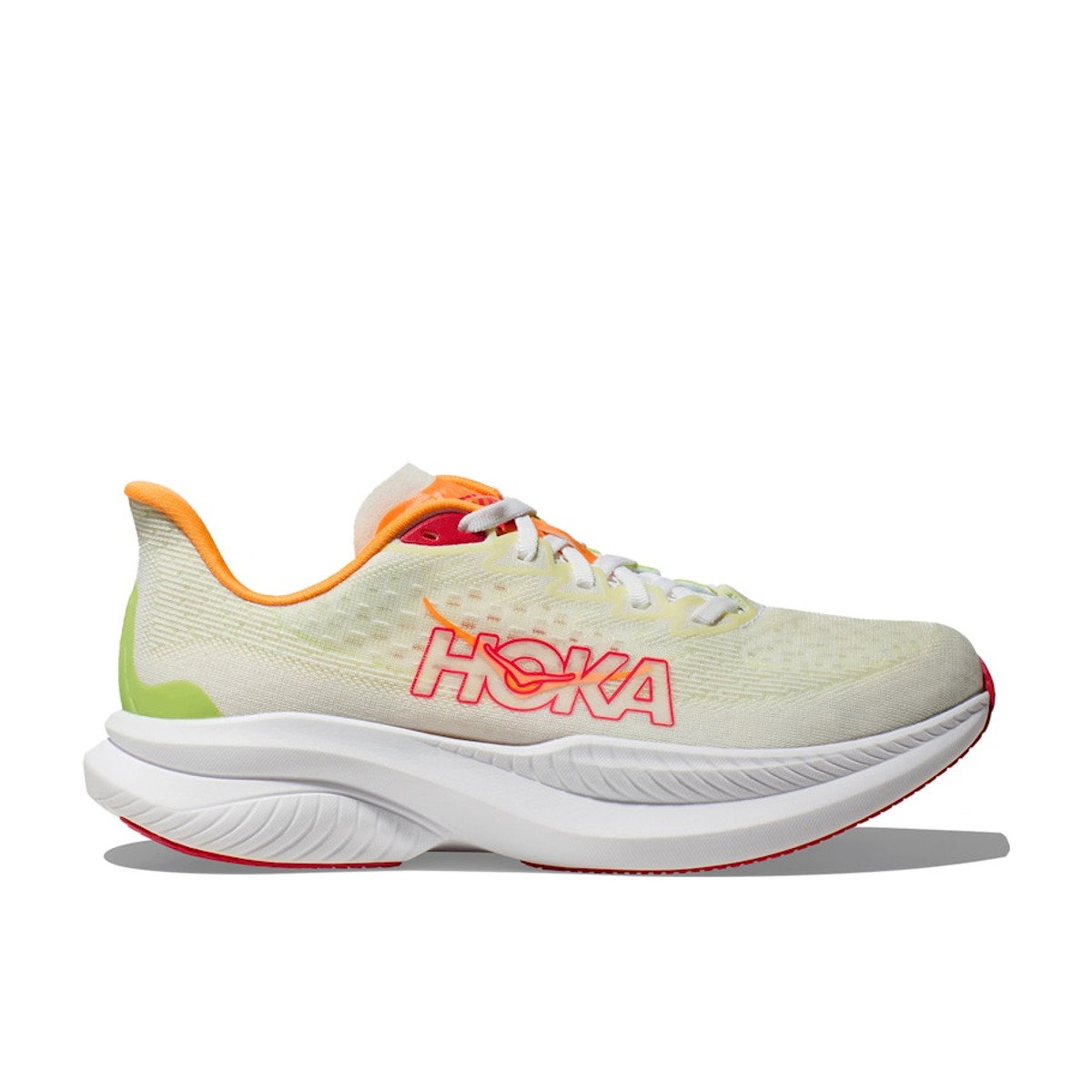 Hoka One One Mach 6 White Lettuce Womens