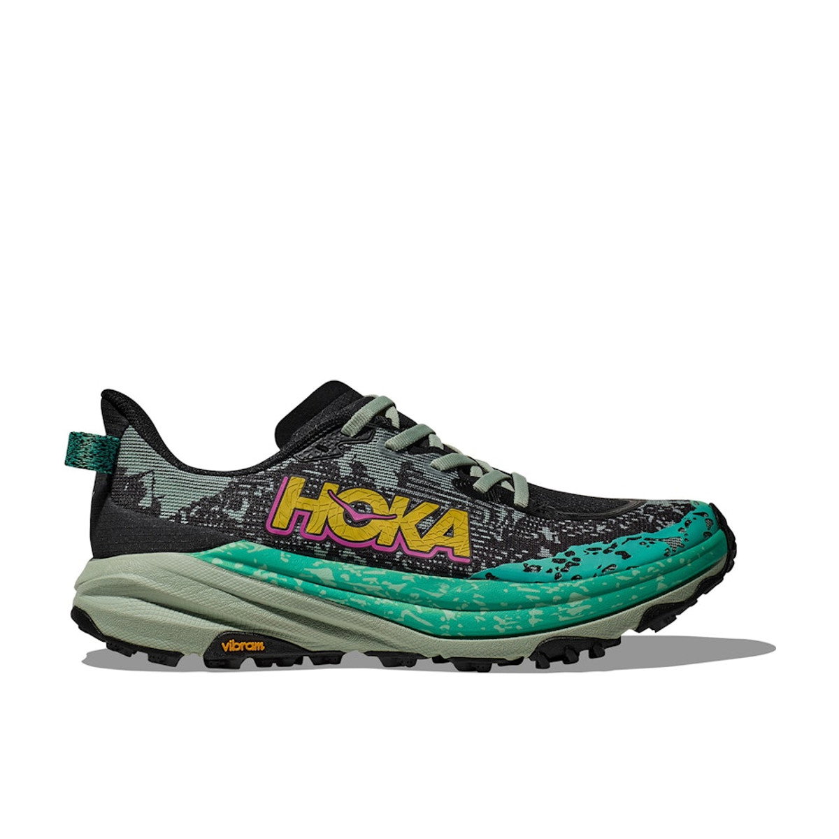 Hoka One One Speedgoat 6 Black Aloe Vera Womens