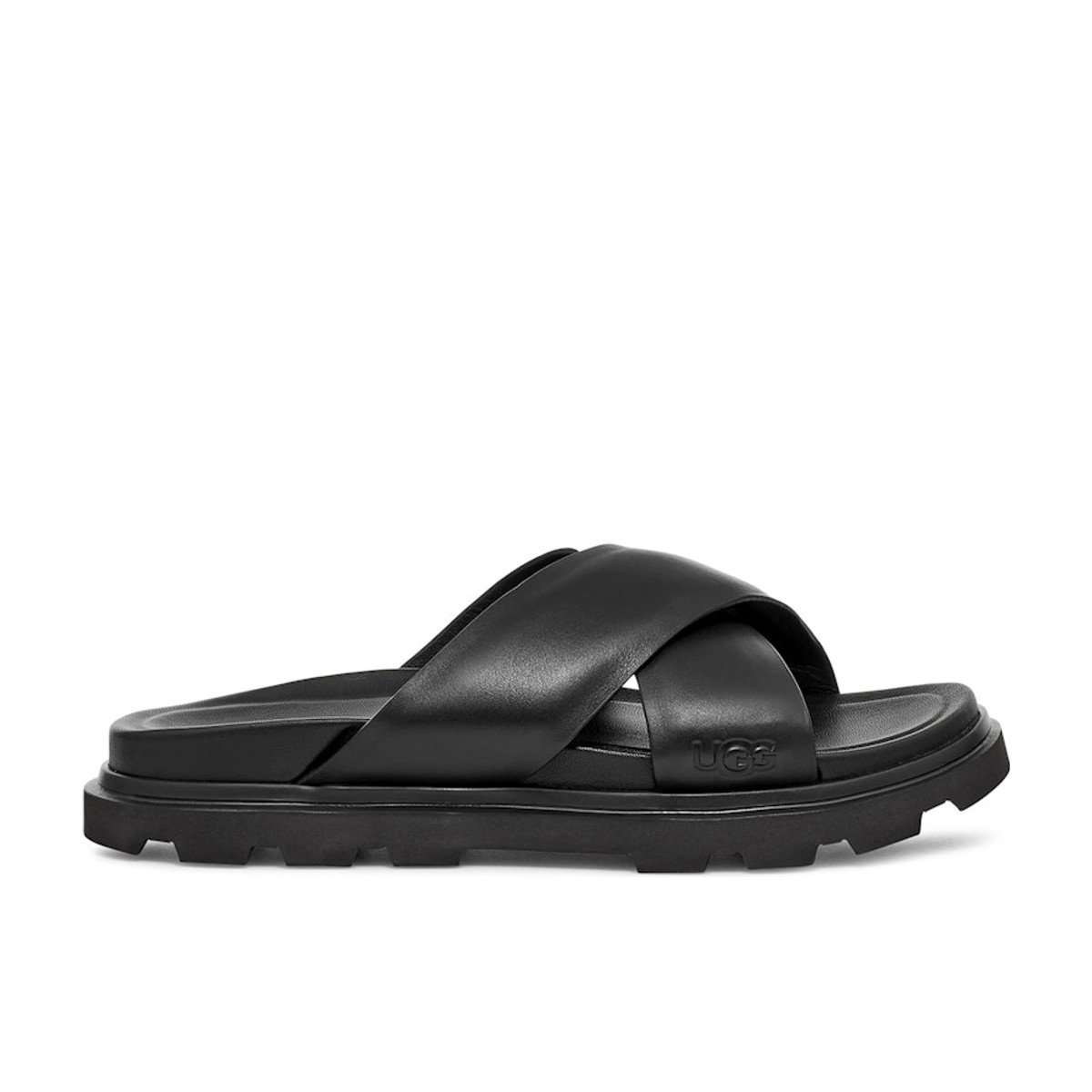 UGG Capitola Cross Slide Sandal Black