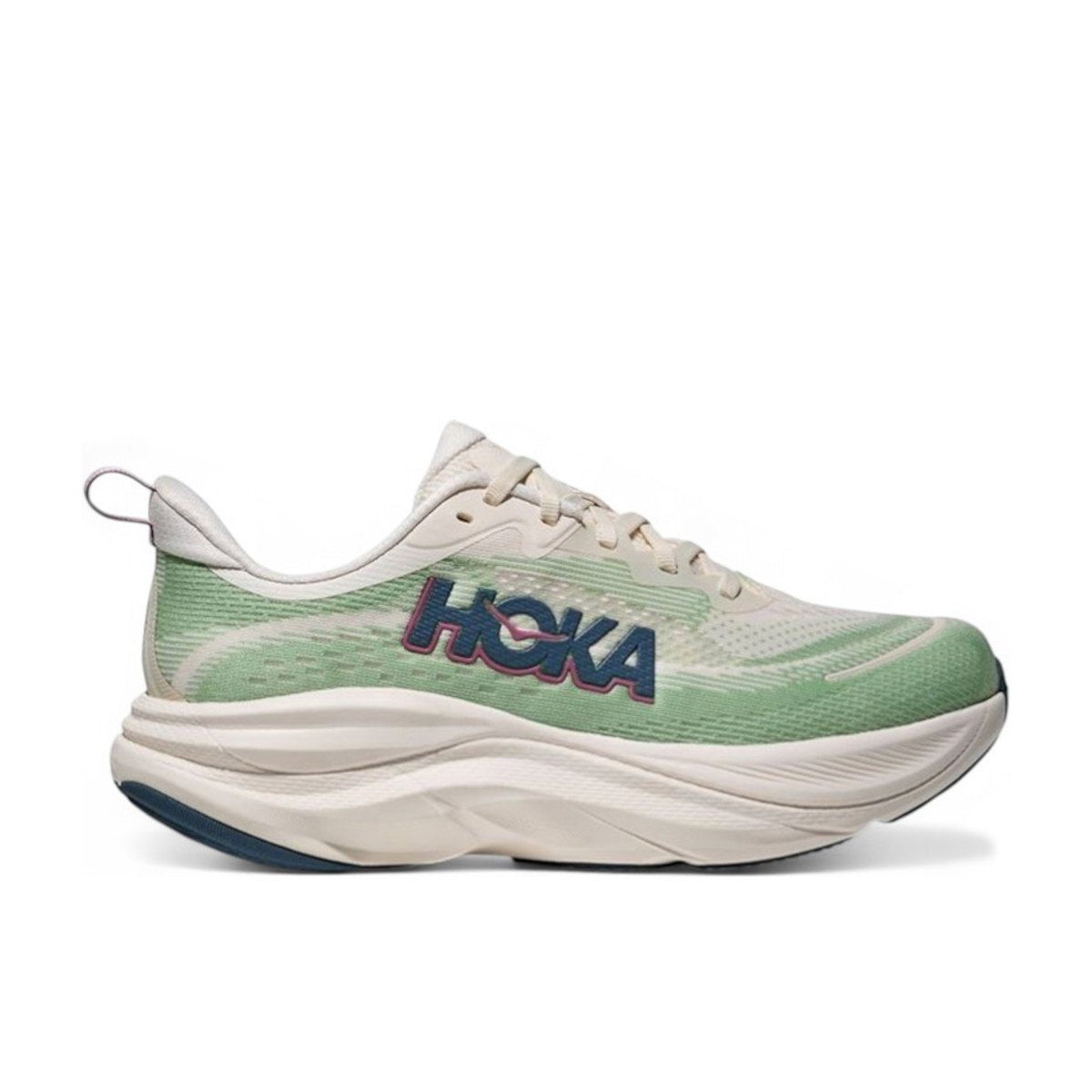 Hoka One One Skyflow Alabaster Vintage Green Womens