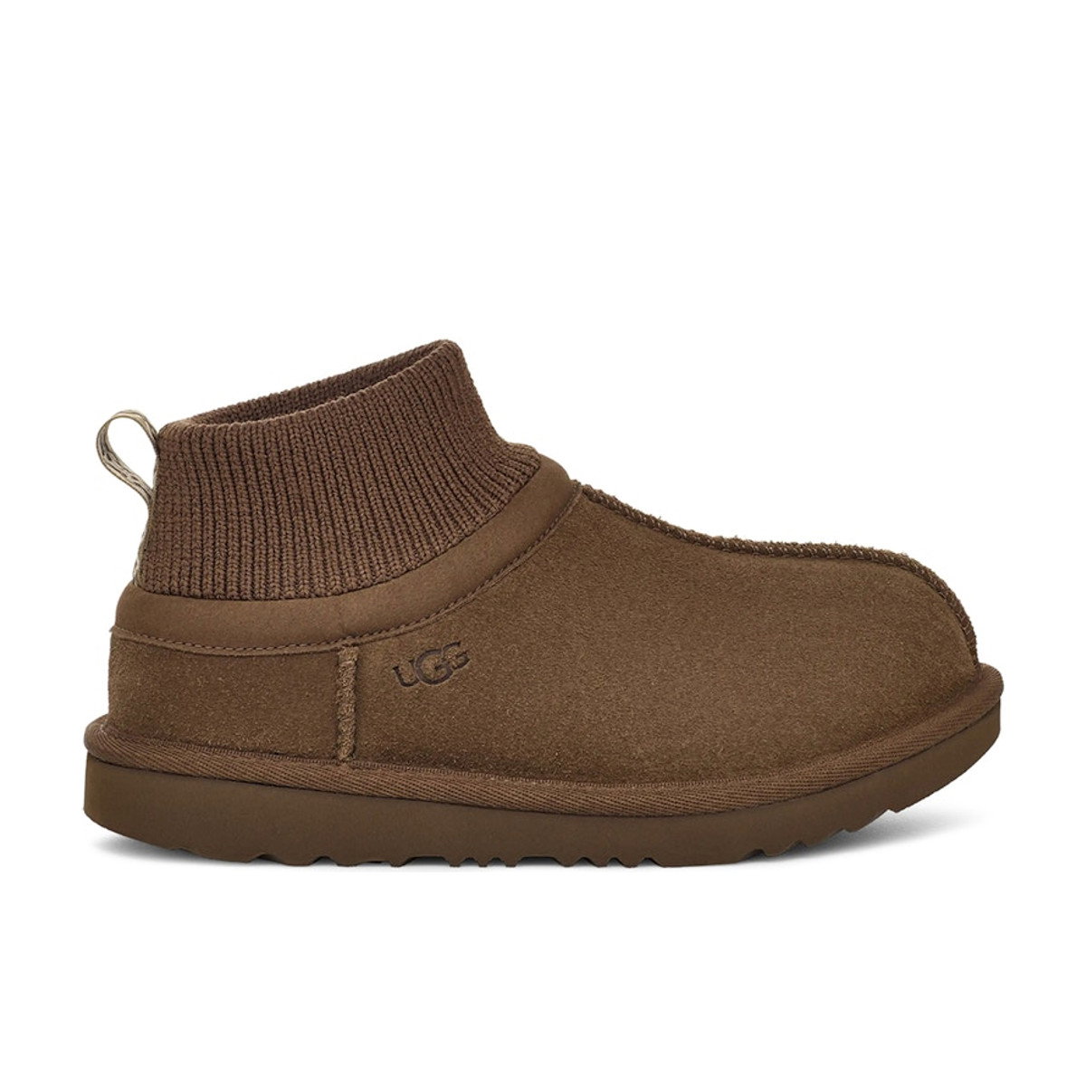 UGG Classic Ultra Stretch Cuff Slipper Hickory Kids