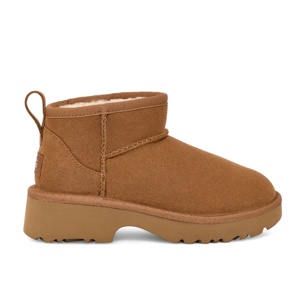 UGG Classic Ultra Mini New Heights Boot Chestnut Kids