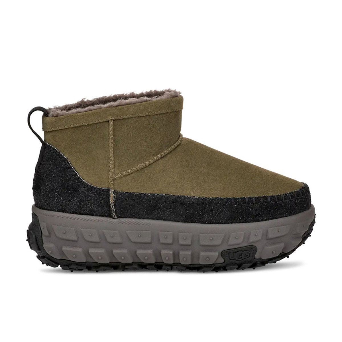 UGG Venture Daze Ultra Mini Boot Burnt Olive Charcoal