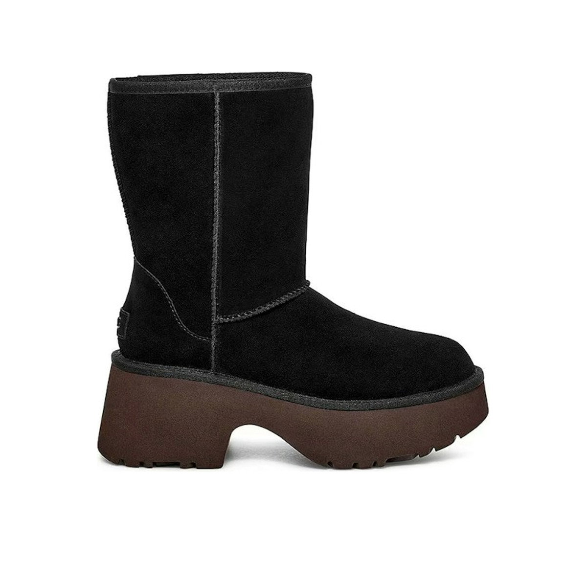 UGG Classic Short New Heights Boot Black Womens