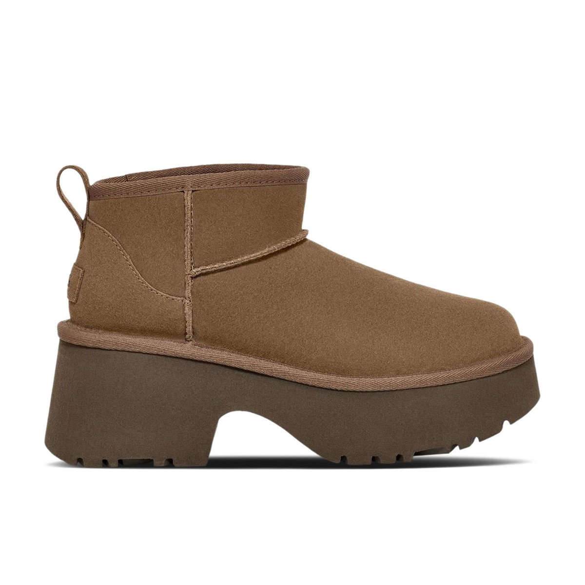 UGG Classic Ultra Mini New Heights Boot Hickory Womens