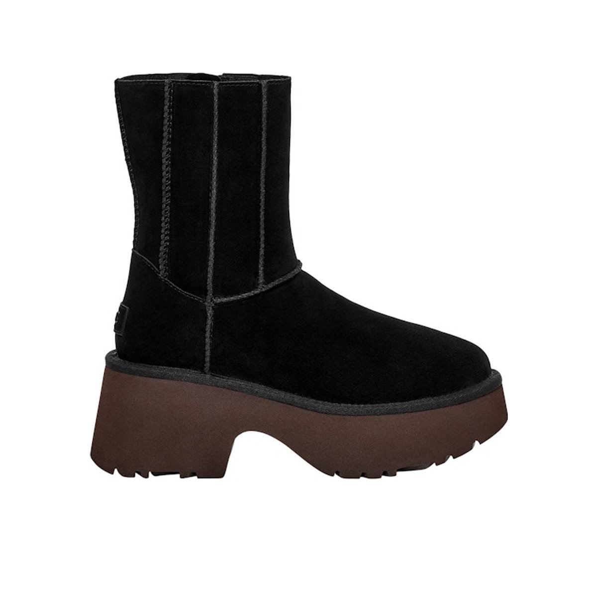 UGG Classic Twin Seam New Heights Boot Black Womens