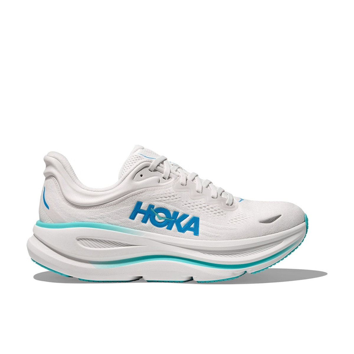 Hoka One One Bondi 9 White Hoka Blue