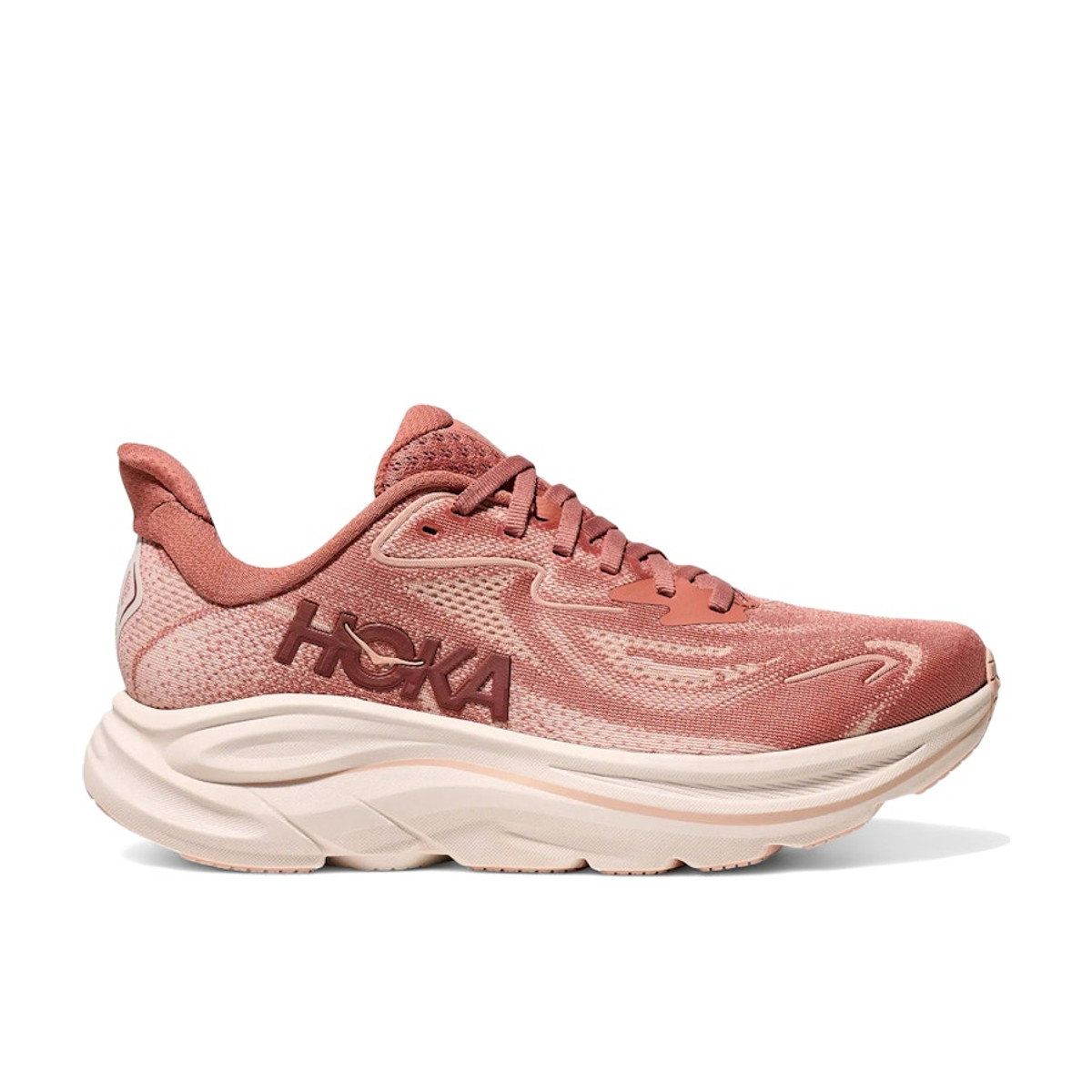 Hoka One One Clifton 10 Blush Rose Latte Womens
