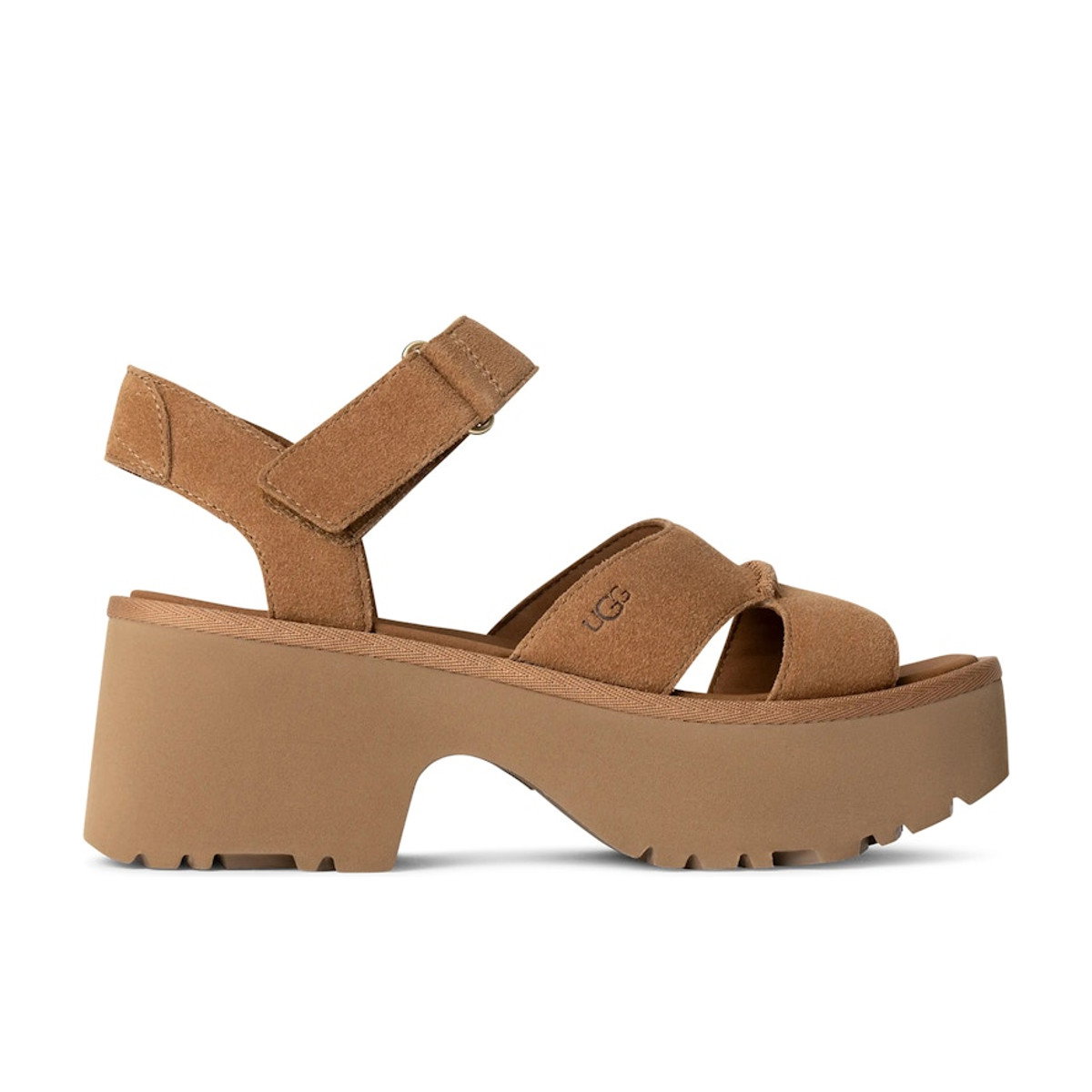 UGG New Heights Ankle Strap Sandal Chestnut Womens