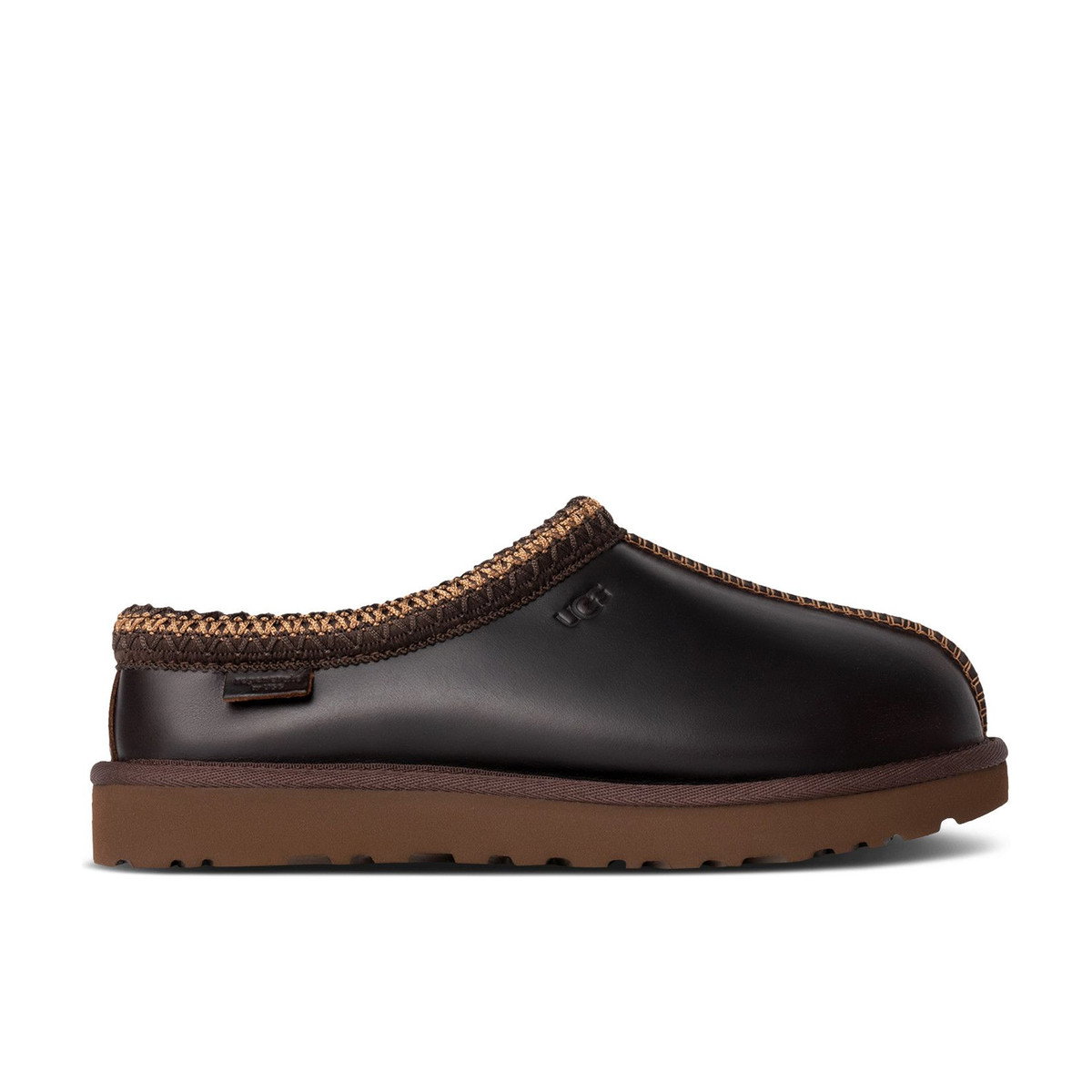 UGG Tasman LTHR Regen Slipper Ironwood Womens