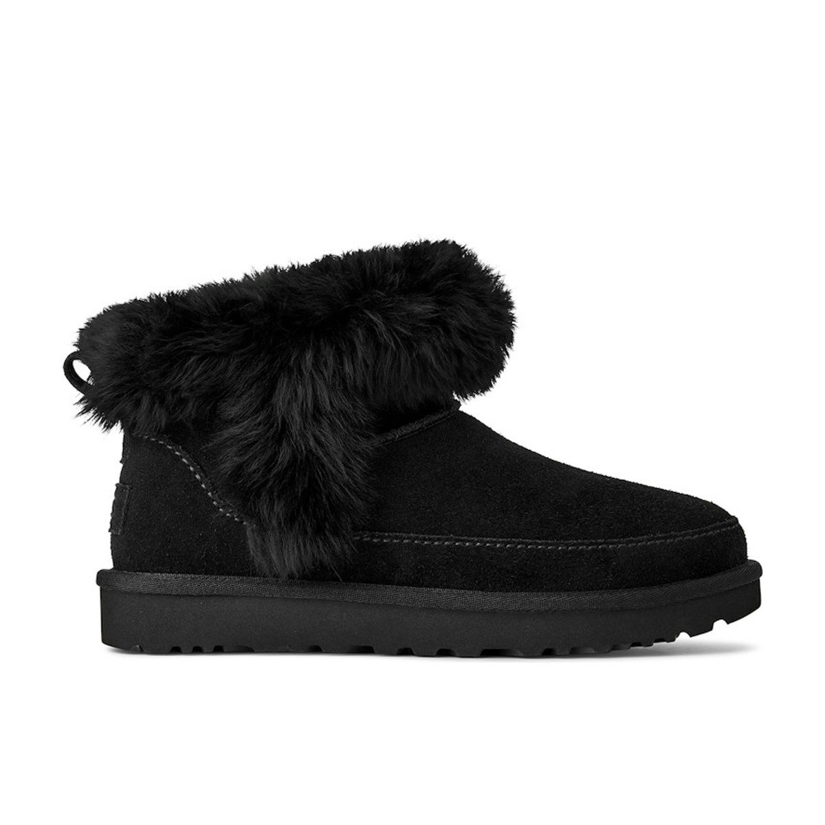 UGG Classic Ultra Mini Chalet Boot Black Womens