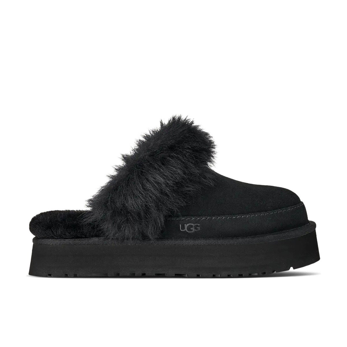 UGG Disquette Chalet Slipper Black Womens