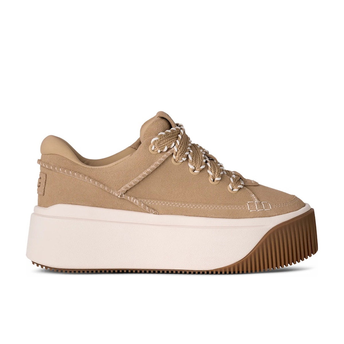 UGG EZ-Duzzit Suede Lace Up Mustard Seed Womens