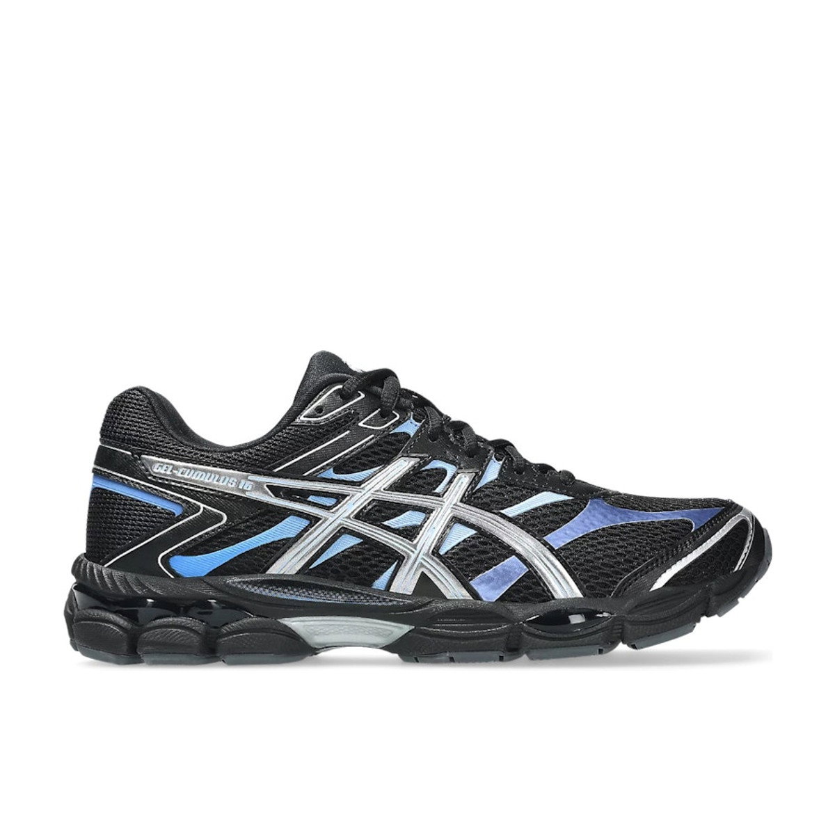 ASICS Gel-Cumulus 16 Black Pure Silver Blue