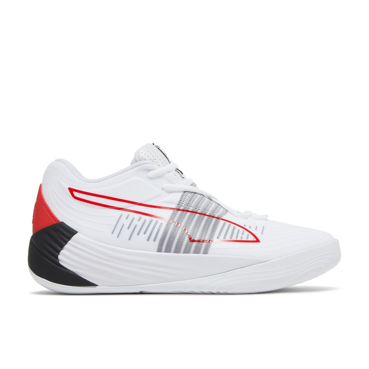 Puma Fusion Nitro White High Risk Red