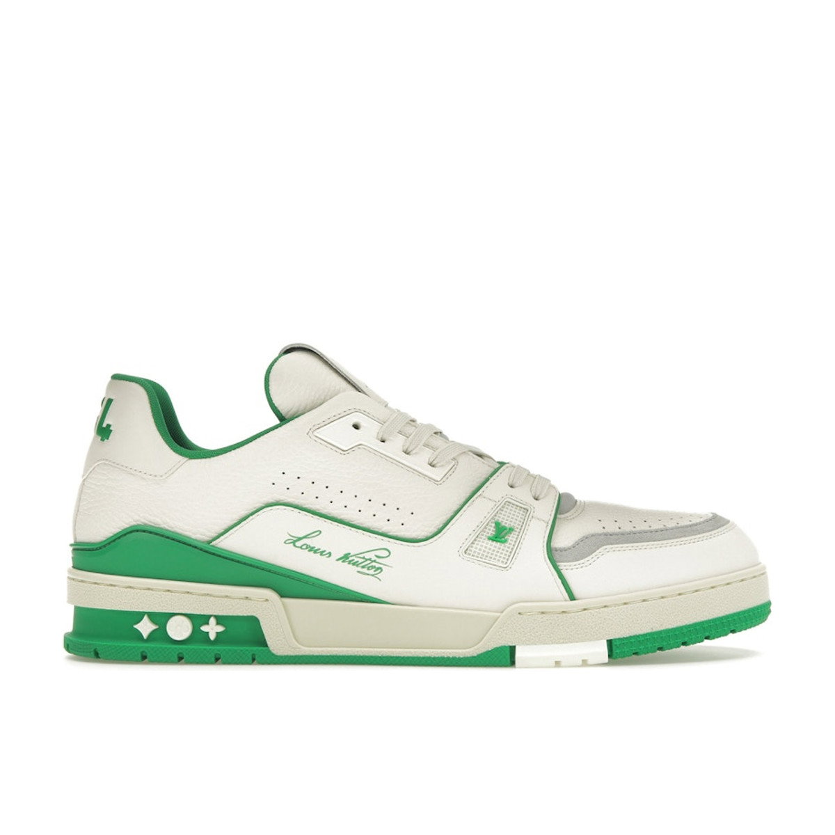 Louis Vuitton Trainer #54 Signature White Green