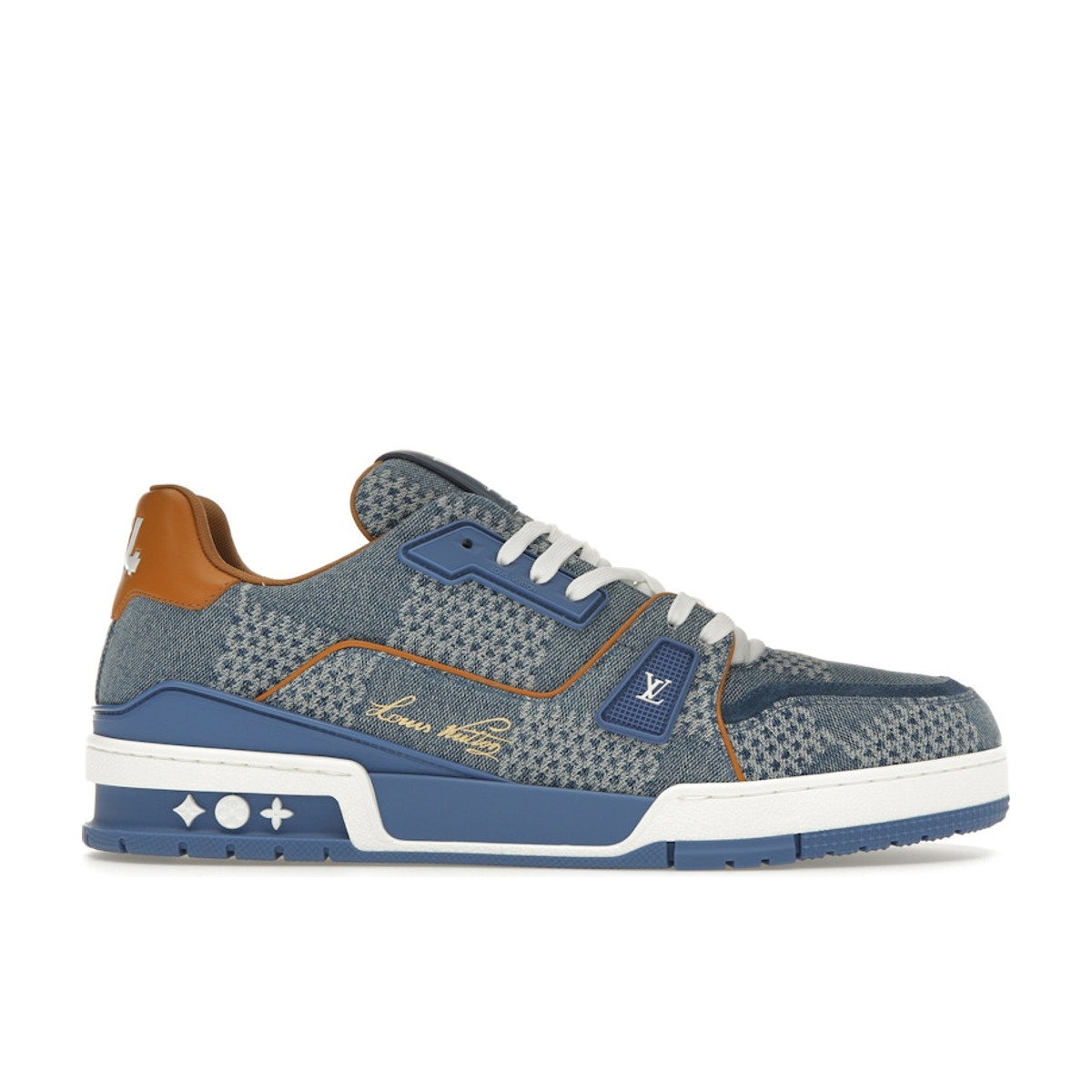 Louis Vuitton LV Trainer Blue Damier 3D Denim