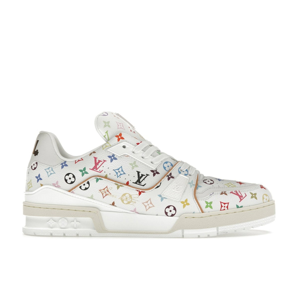 Louis Vuitton LV Trainer Takashi Murakami White