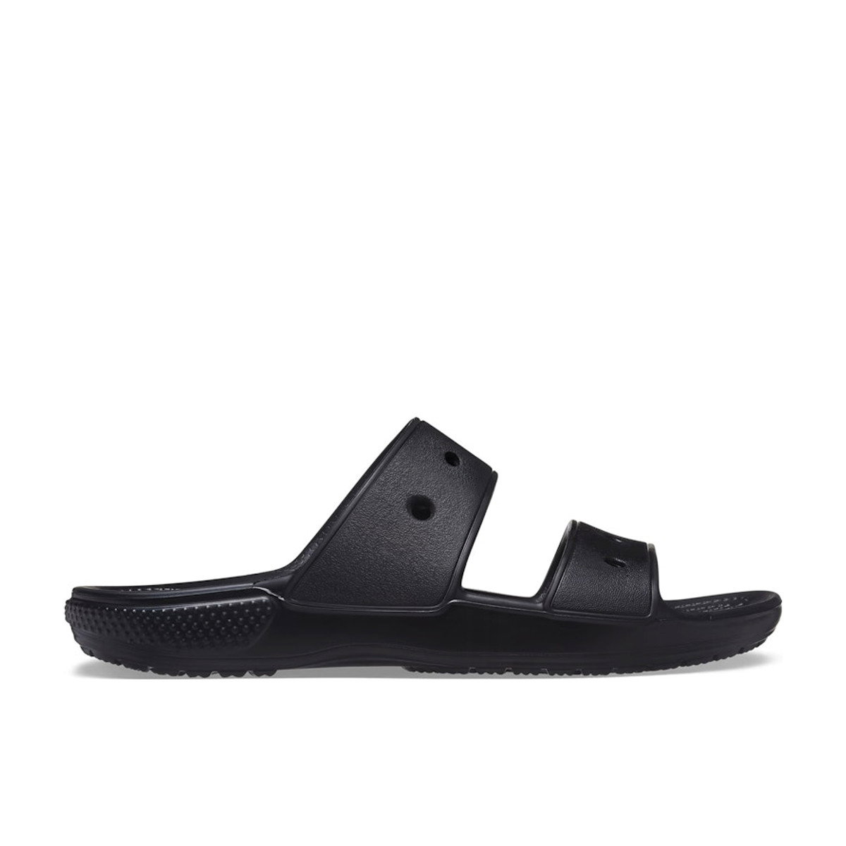 Crocs Classic Double Band Slide Sandals Black