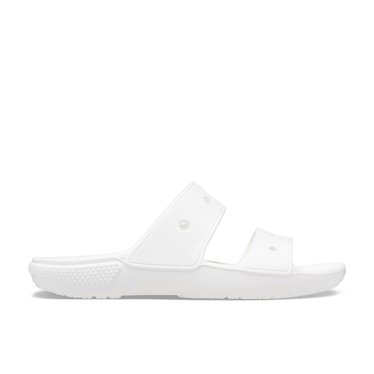 Crocs Classic Double Band Slide Sandals White