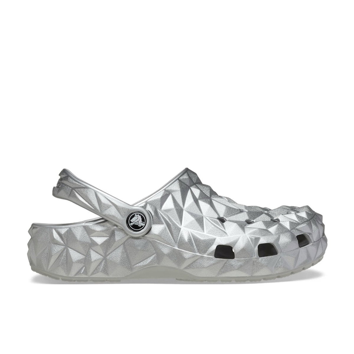 Crocs Classic Geometric Clog Metallic Silver