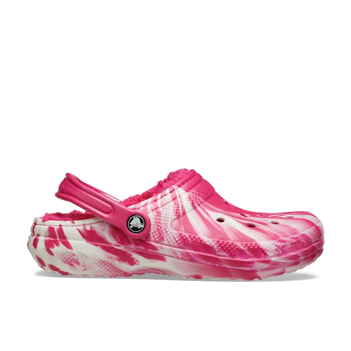 Crocs Classic Lined Clog Glow-in-The-Dark Marbled Dragon Fruit