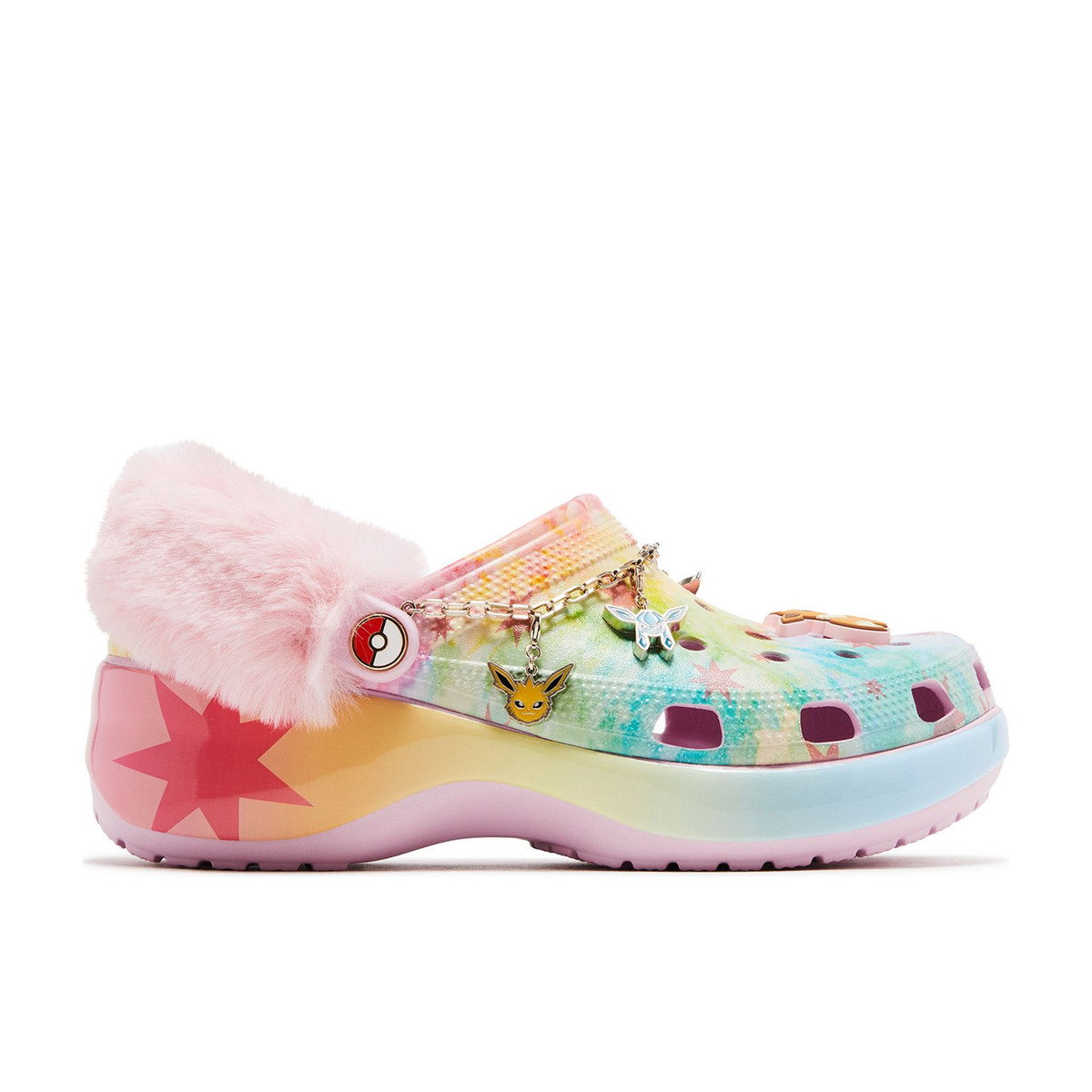Crocs Classic Platform Clog Pokémon Eevee Womens
