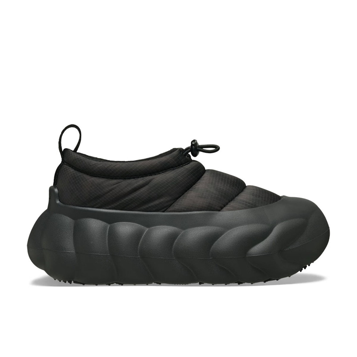 Crocs Overpuff Shorty Translucent Black