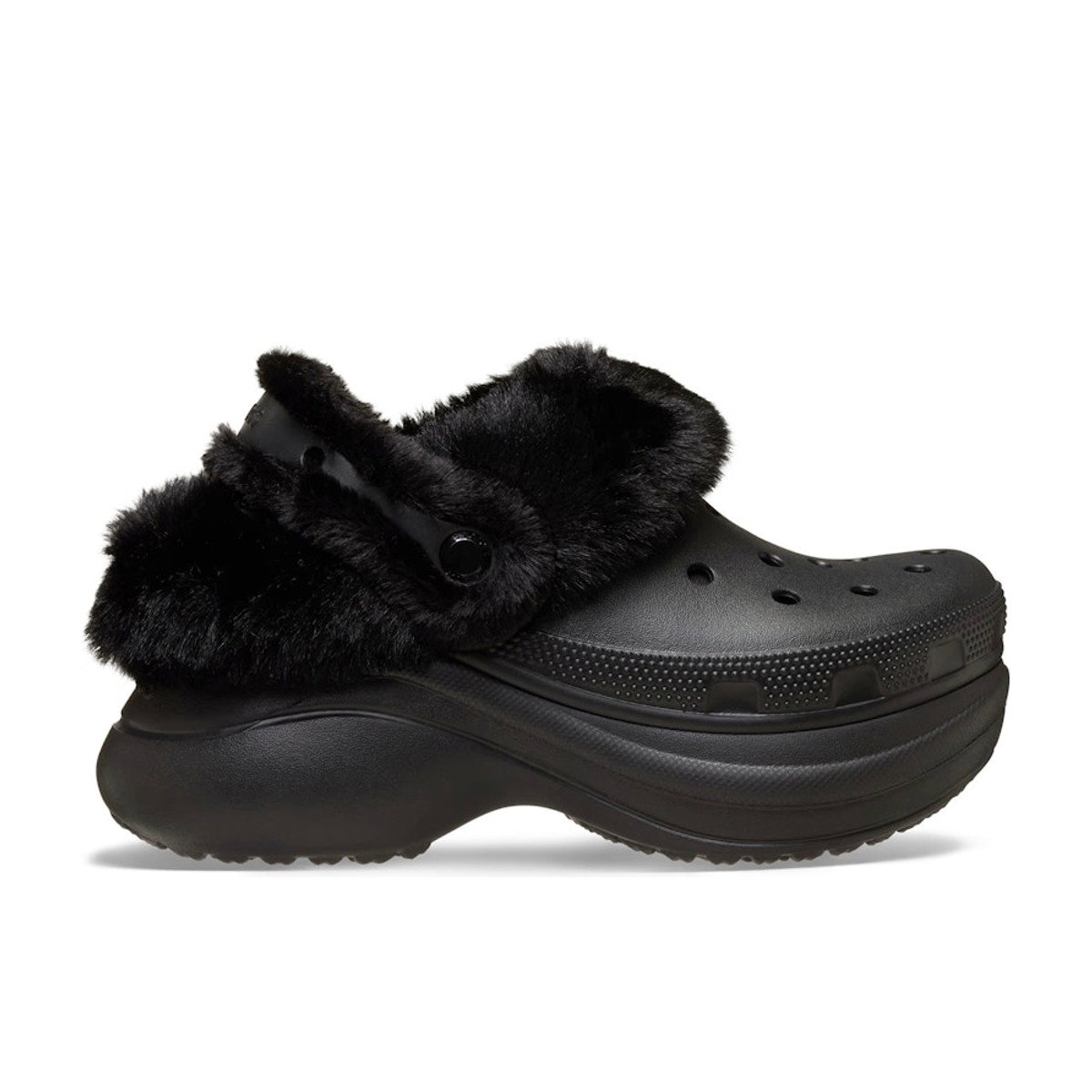 Crocs Classic Bae Lined Clog Black Womens