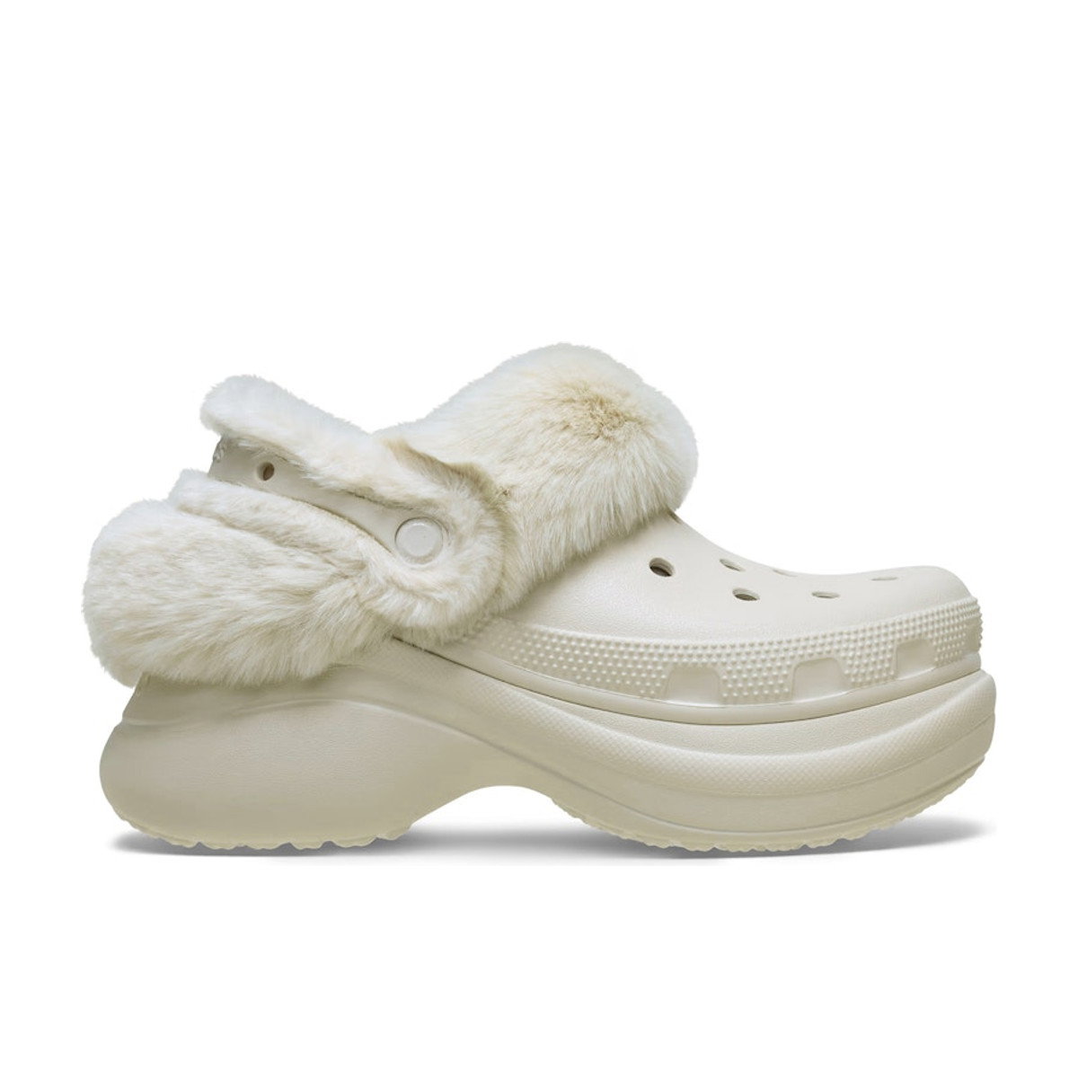 Crocs Classic Bae Lined Clog Stucco Womens