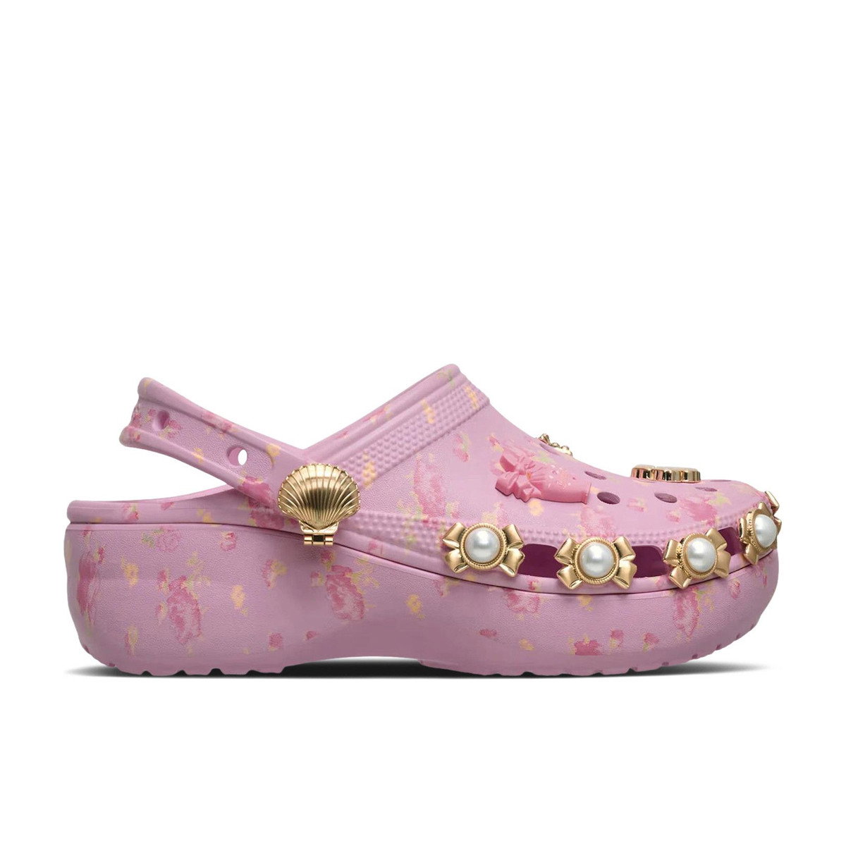 Crocs Classic Platform Clog LoveShackFancy Ballerina Pink Womens