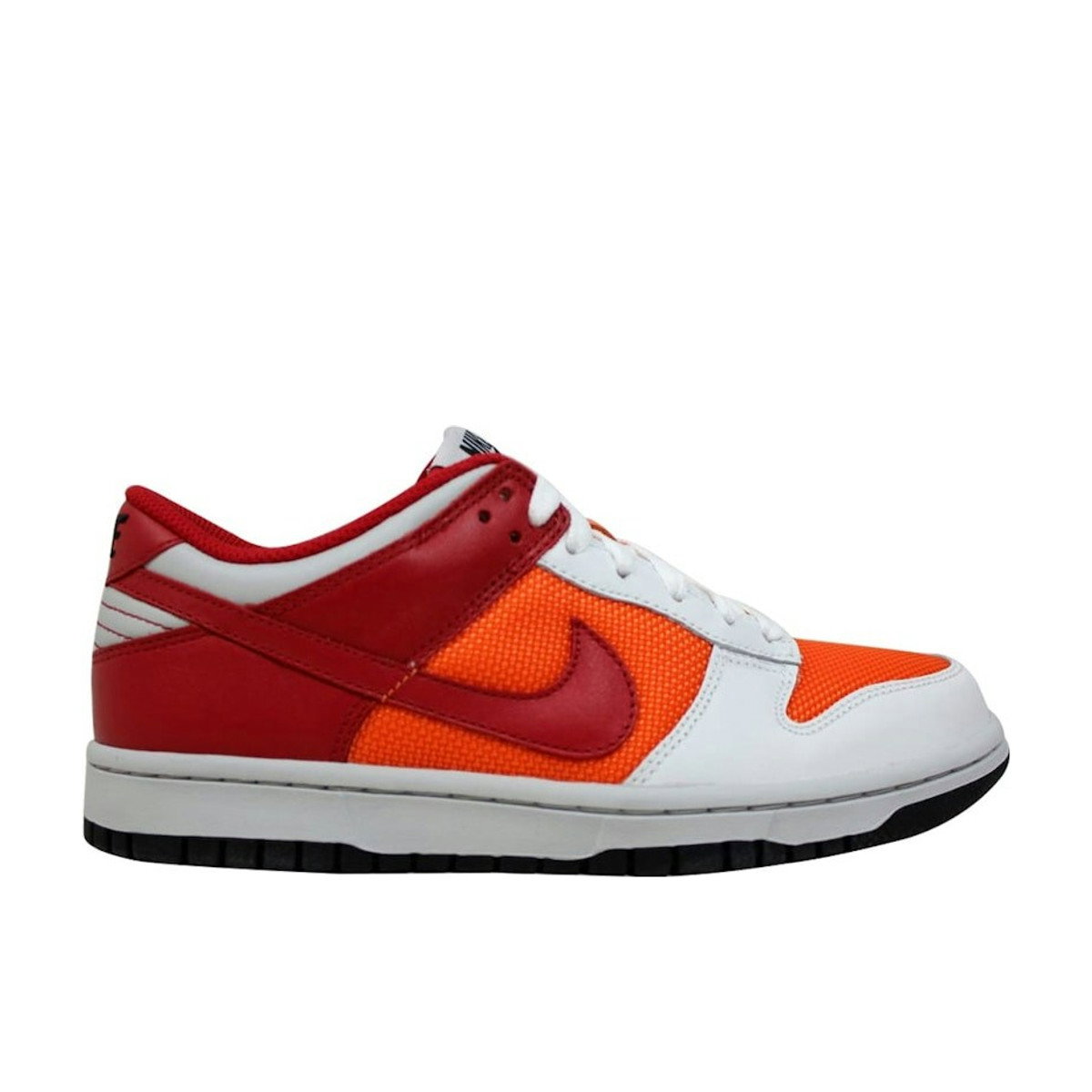 Nike Dunk Low White/Varsity Red-Orange Blaze Womens