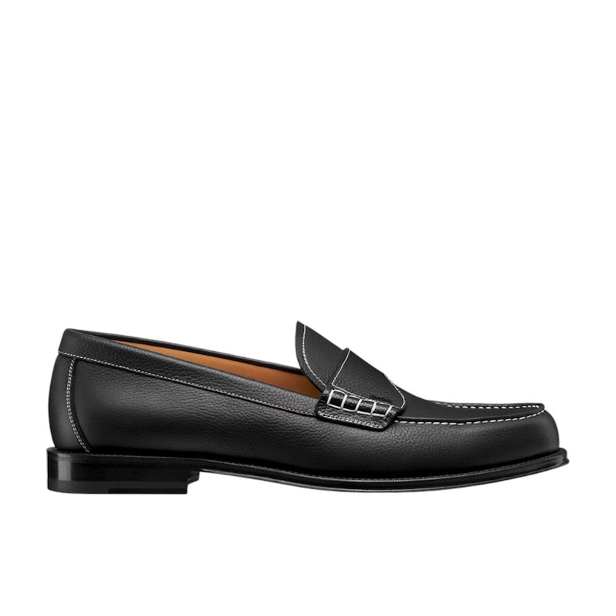 Dior Granville Loafer in Grained Calfskin Black