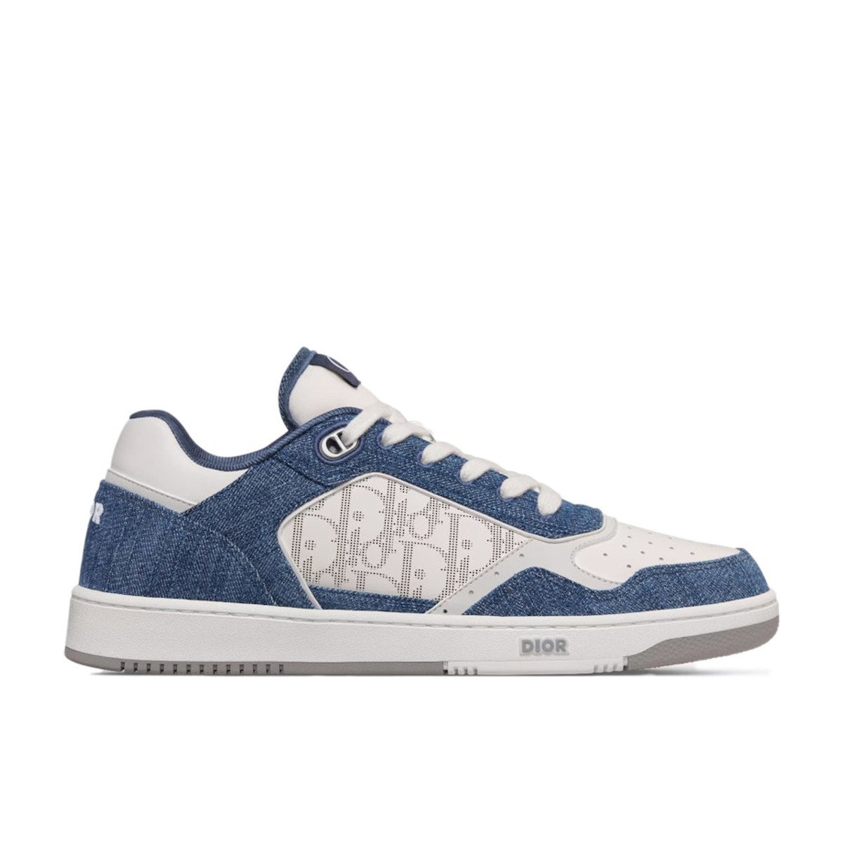 Dior B27 Low White Blue Denim